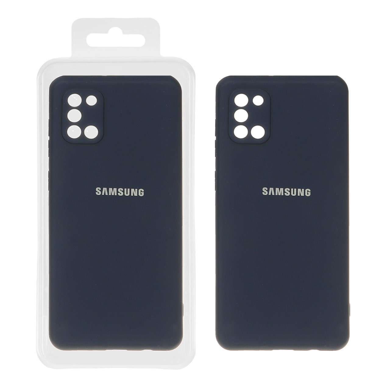 1010784 قاب نیو سیلیکون محافظ لنزدار RFF مدل Samsung Galaxy A31 - سرمه ای (پک دار) - تصویر 1