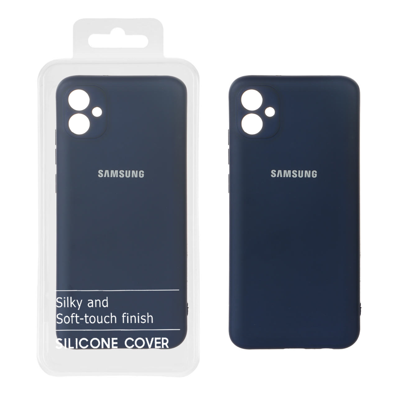 1028084 قاب نیو سیلیکون محافظ لنزدار RFF مدل Samsung Galaxy A04e / M04 / F04 - سرمه ای (پک دار) - تصویر 1