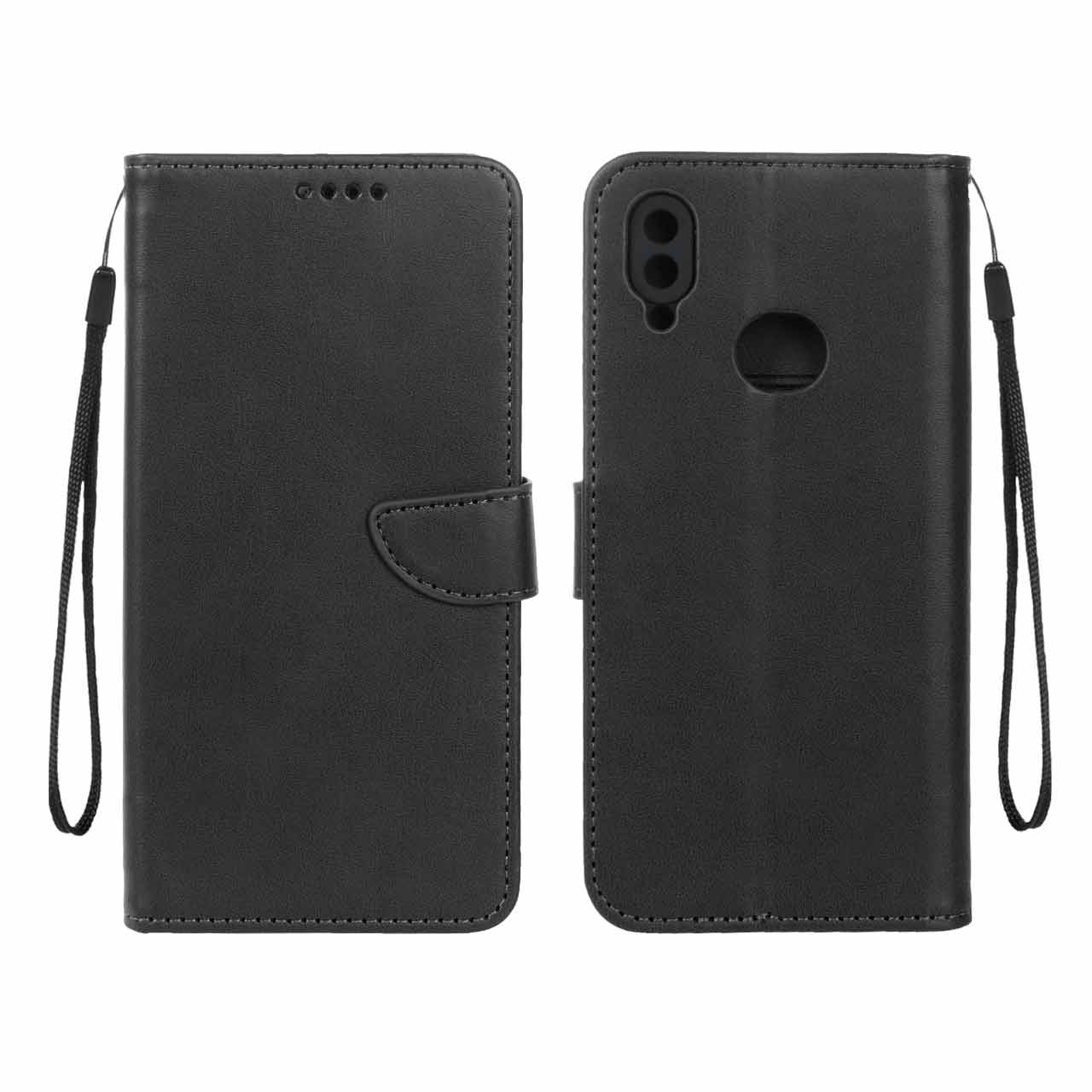 1033438 کیف چرمی موبایل مگنتی محافظ لنزدار Samsung Galaxy A10s - مشکی - تصویر 1