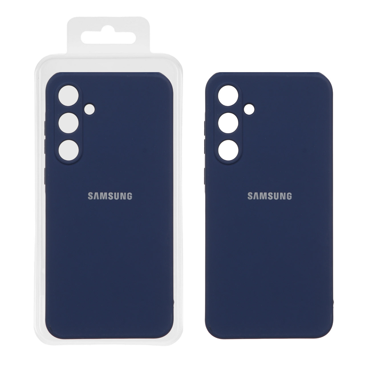 1127992 قاب نیو سیلیکون محافظ لنزدار RFF مدل Samsung Galaxy A55 - سرمه ای (پک دار) - تصویر 1