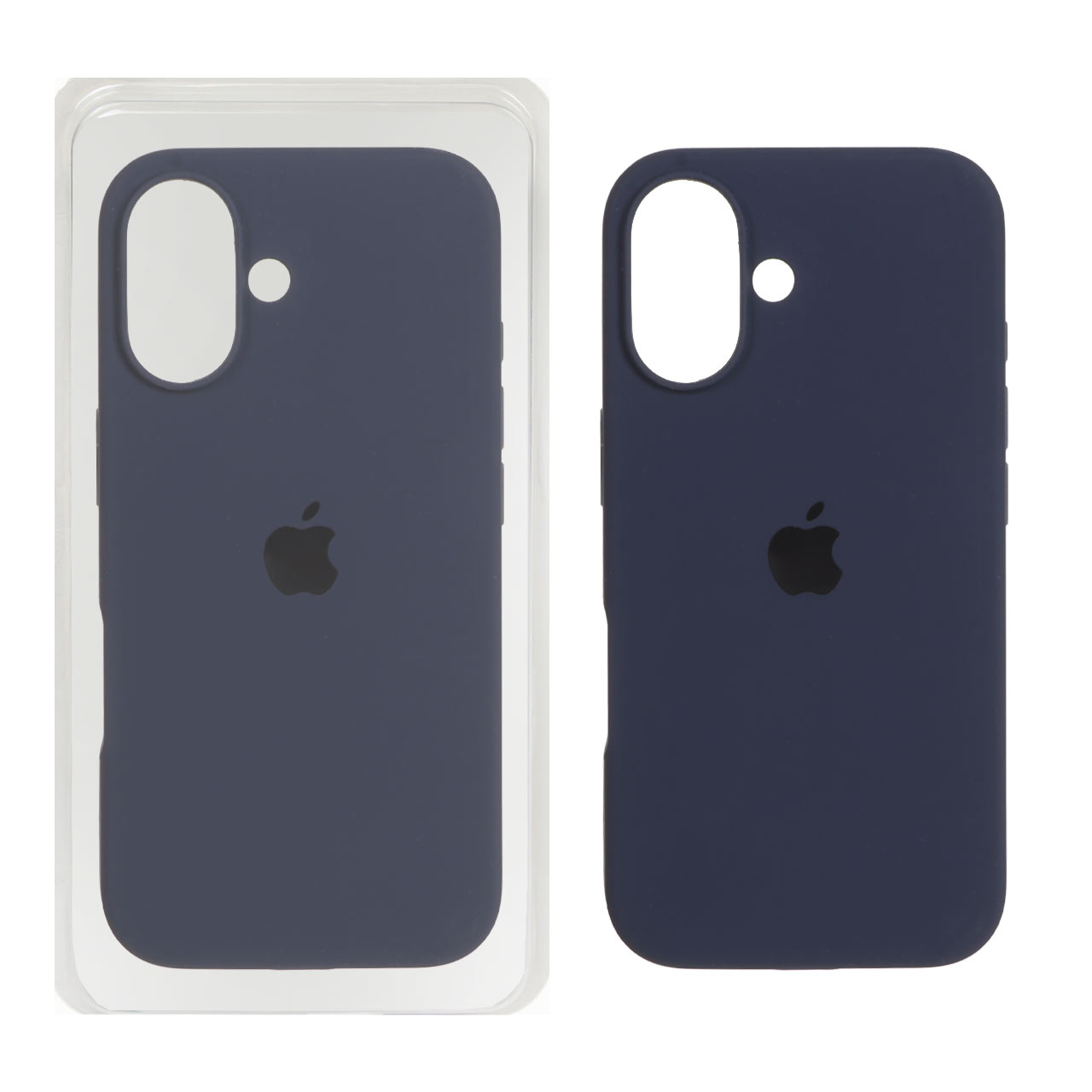 1197394 قاب سیلیکونی پاک کنی اورجینال Apple iPhone 16 - سرمه ای (پک اصلی) - تصویر 1