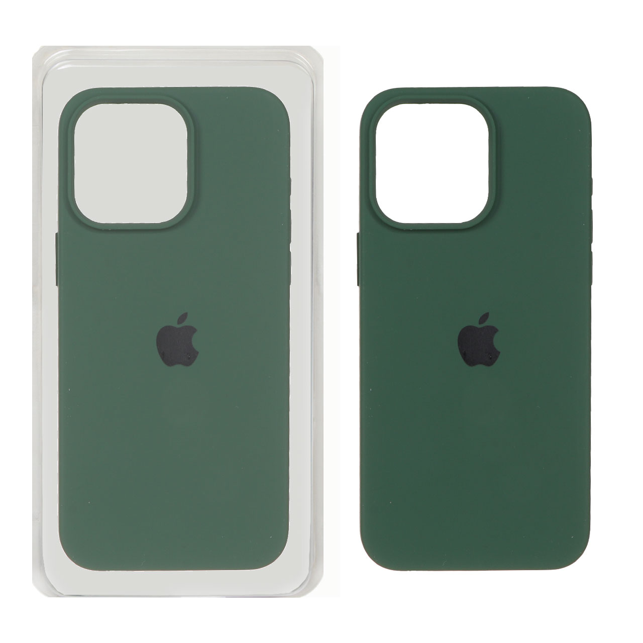 1294618 قاب سیلیکونی پاک کنی اورجینال Apple iPhone 15 Pro Max - سبز (پک اصلی) - تصویر 1