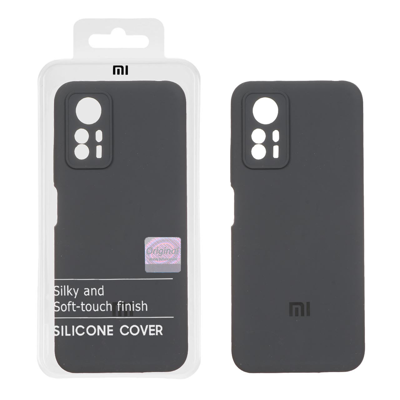 1305722 قاب سیلیکونی پاک کنی اورجینال Master Quality مدل Xiaomi Redmi Note 12S - خاکستری (پک دار) - تصویر 1