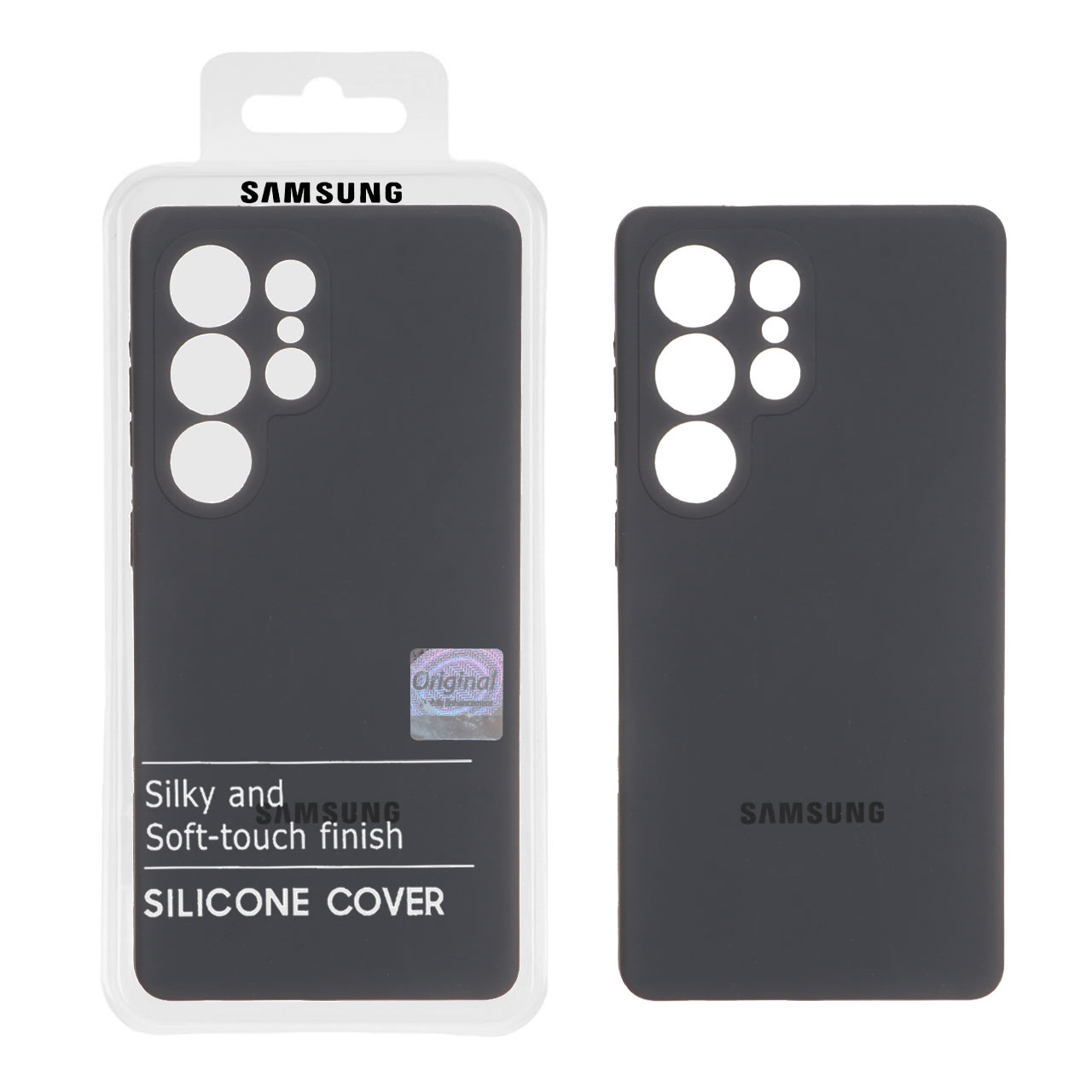 1312202 قاب سیلیکونی پاک کنی اورجینال Master Quality مدل Samsung Galaxy S25 Ultra - خاکستری (پک دار) - تصویر 1