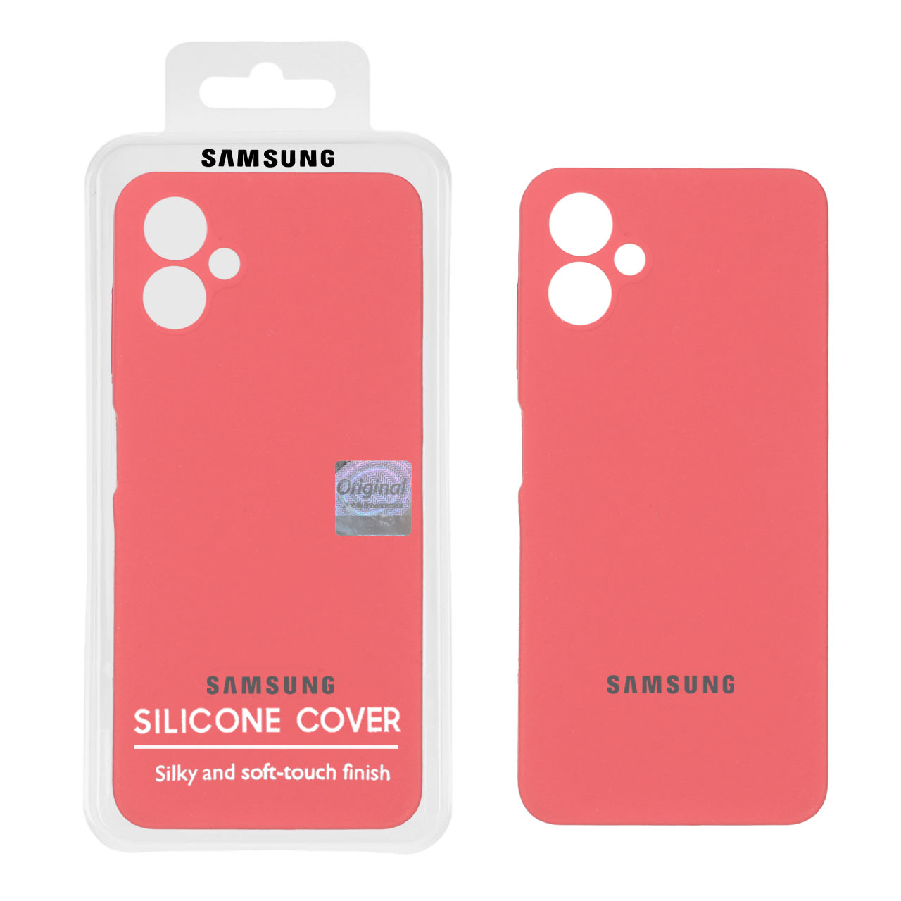 1316784 قاب سیلیکونی پاک کنی اورجینال Master Quality مدل Samsung Galaxy A06 - هلویی (پک دار) - تصویر 1