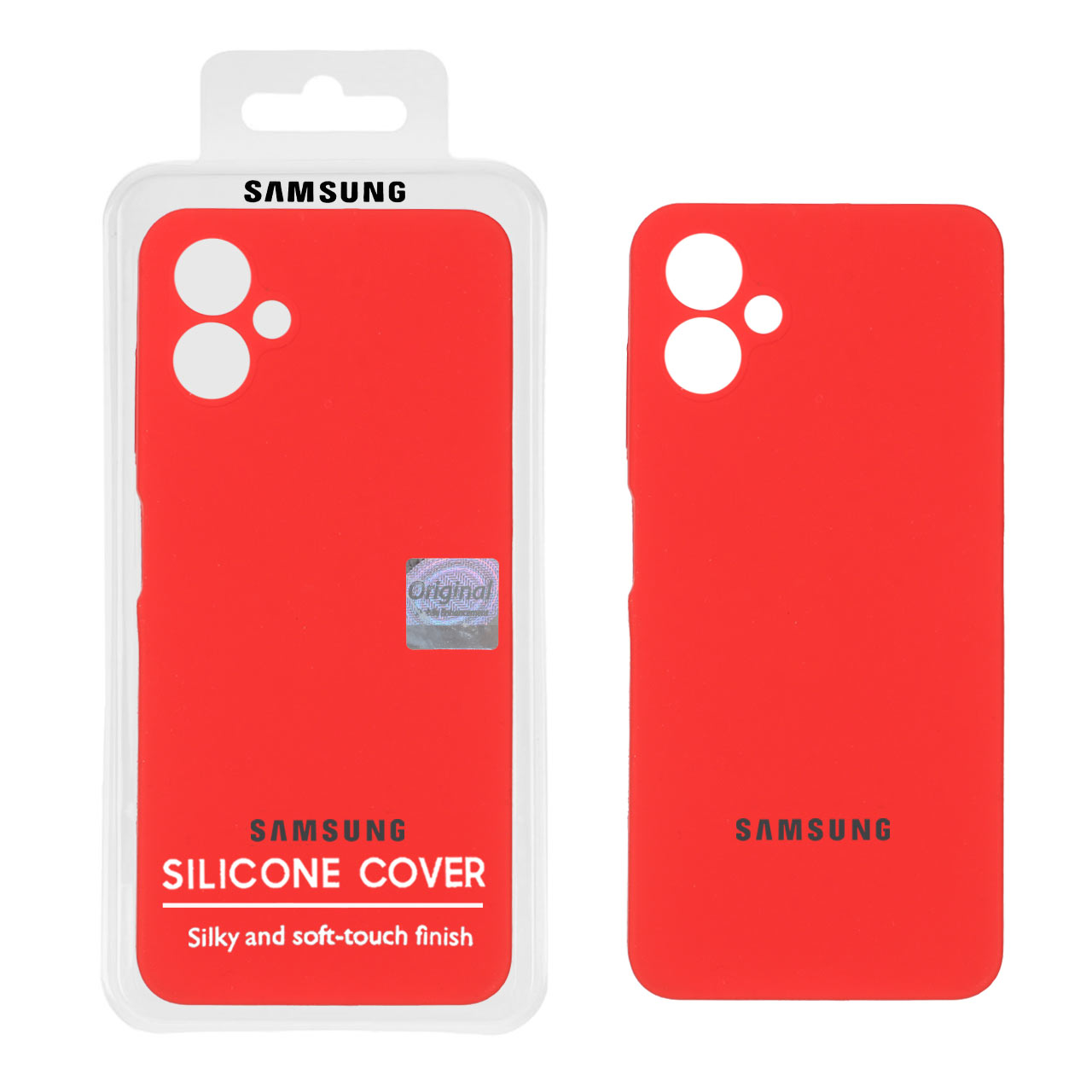 1316788 قاب سیلیکونی پاک کنی اورجینال Master Quality مدل Samsung Galaxy A06 - قرمز (پک دار) - تصویر 1