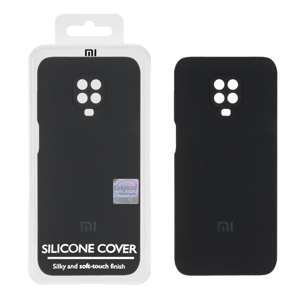 1362634 قاب سیلیکونی پاک کنی اورجینال Master Quality مدل Xiaomi Redmi Note 9S / Redmi Note 9 Pro / Redmi Note 9 Pro Max - مشکی (پک دار) - تصویر 1