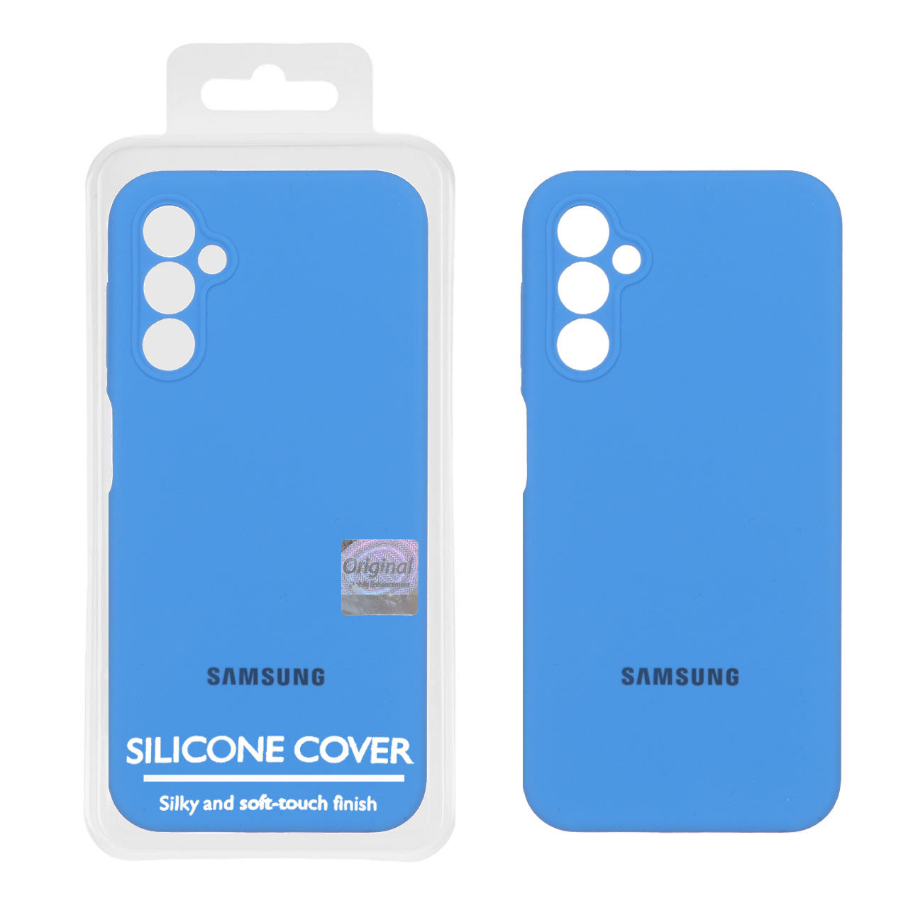 1388618 قاب سیلیکونی پاک کنی اورجینال Master Quality مدل Samsung Galaxy A14 - آبی (پک دار) - تصویر 1