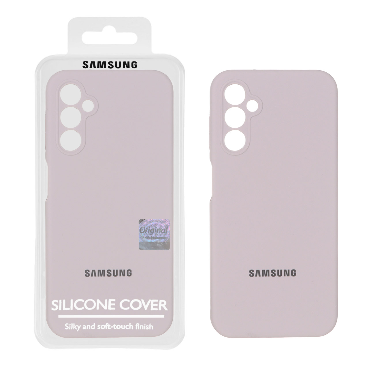 1408902 قاب سیلیکونی پاک کنی اورجینال Master Quality مدل Samsung Galaxy A14 - خاکی (پک دار) - تصویر 1