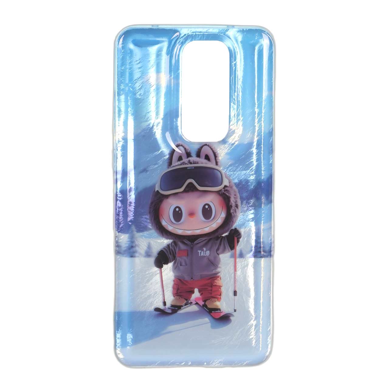 1555498 قاب اطلسی Labubu دور ژله ای Xiaomi Redmi Note 8 Pro - طرح 72 - تصویر 1