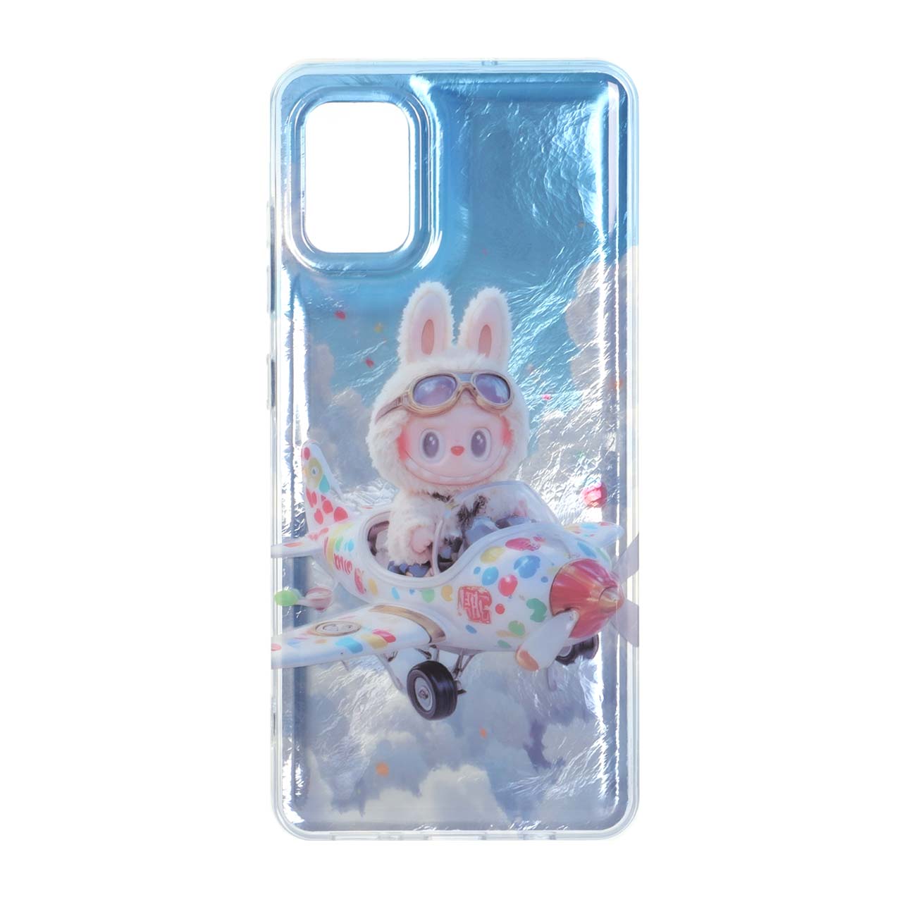 1555566 قاب اطلسی Labubu دور ژله ای Samsung Galaxy A51 / M40s - طرح 106 - تصویر 1