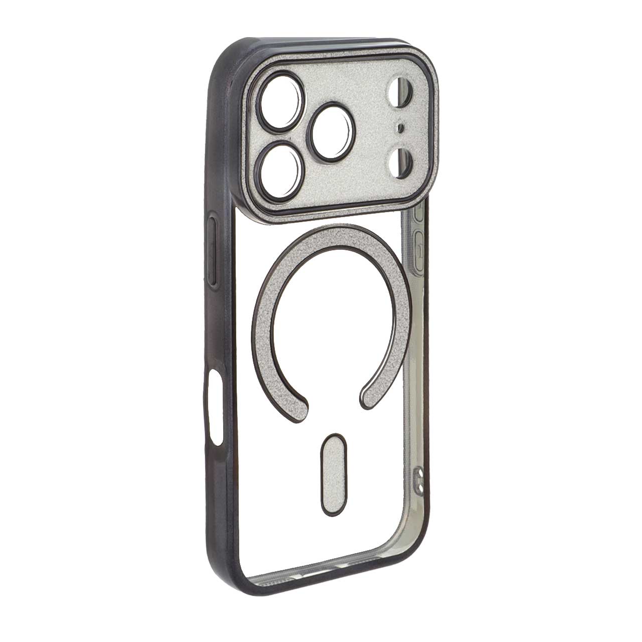 1576986 قاب الکترواستاتیک Magsafe اکلیلی Apple iPhone 17 Pro - مشکی - تصویر 1