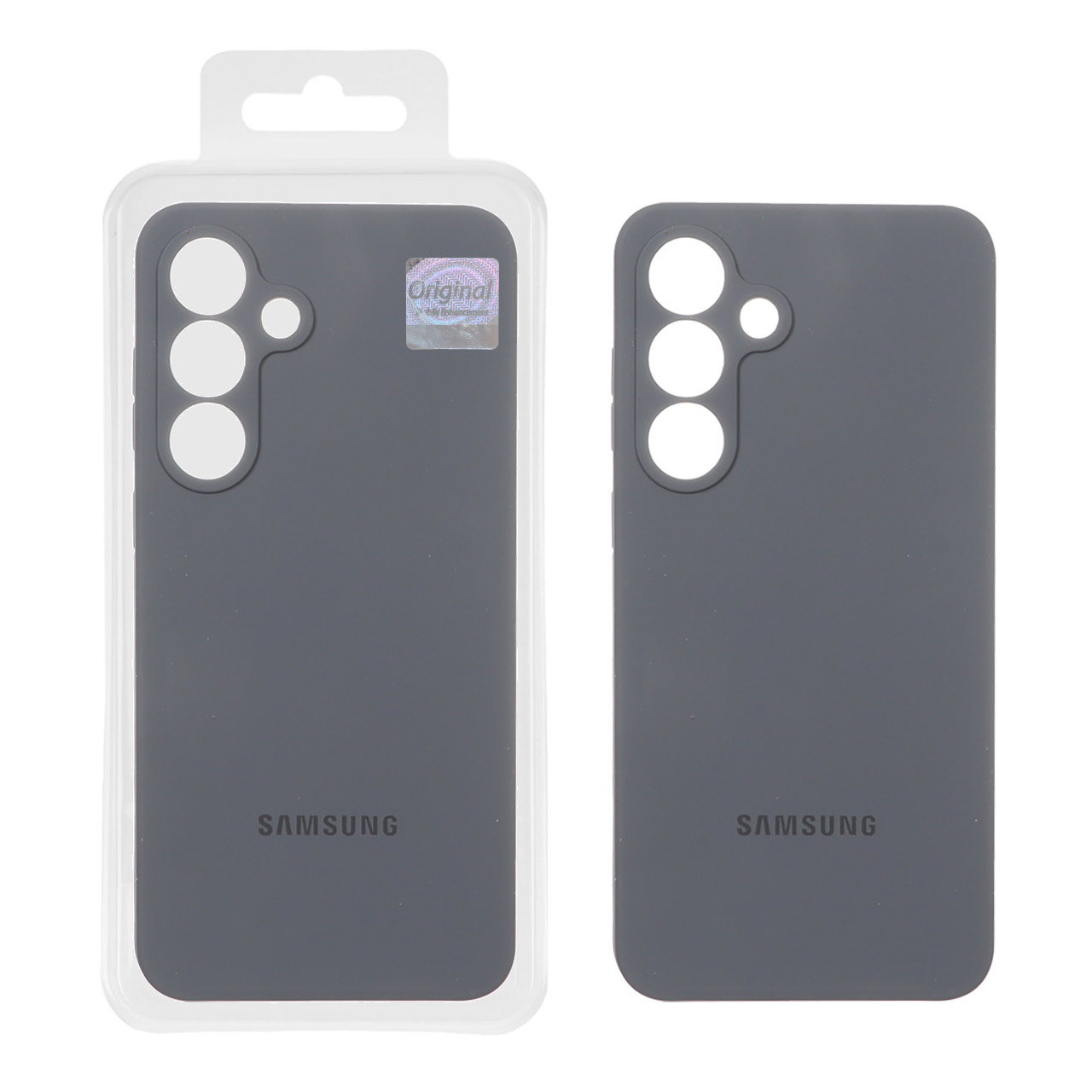 1608108 قاب سیلیکونی پاک کنی اورجینال Master Quality مدل Samsung Galaxy S25 FE - خاکستری (پک دار) - تصویر 1