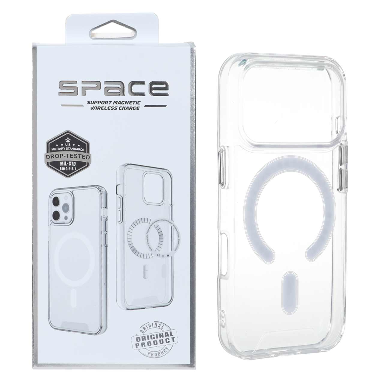 1622296 قاب اورجینال Space شفاف Magsafe مدل Apple iPhone 17 Pro (پک دار) - تصویر 1