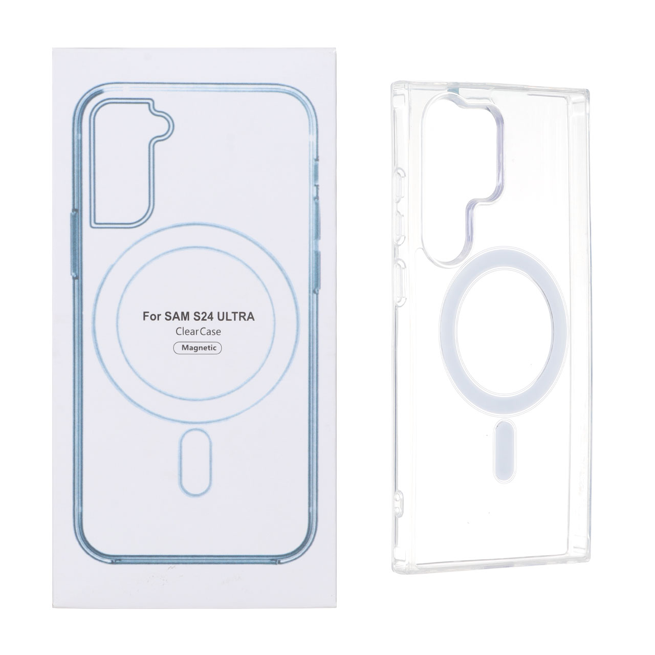 1629504 قاب شفاف Samsung Galaxy S24 Ultra با قابلیت شارژ NTC - MagSafe (پک دار) - تصویر 1