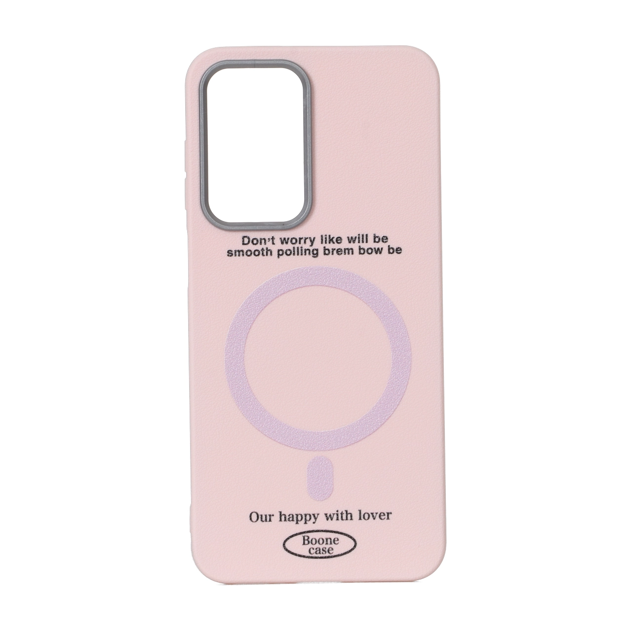 1632832 قاب Boone Case طرح مگ سیف لنز سیلور Samsung Galaxy A17 / A26 - صورتی - تصویر 1