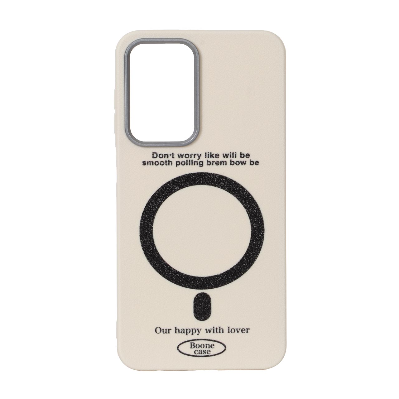 1632836 قاب Boone Case طرح مگ سیف لنز سیلور Samsung Galaxy A17 / A26 - کرم - تصویر 1