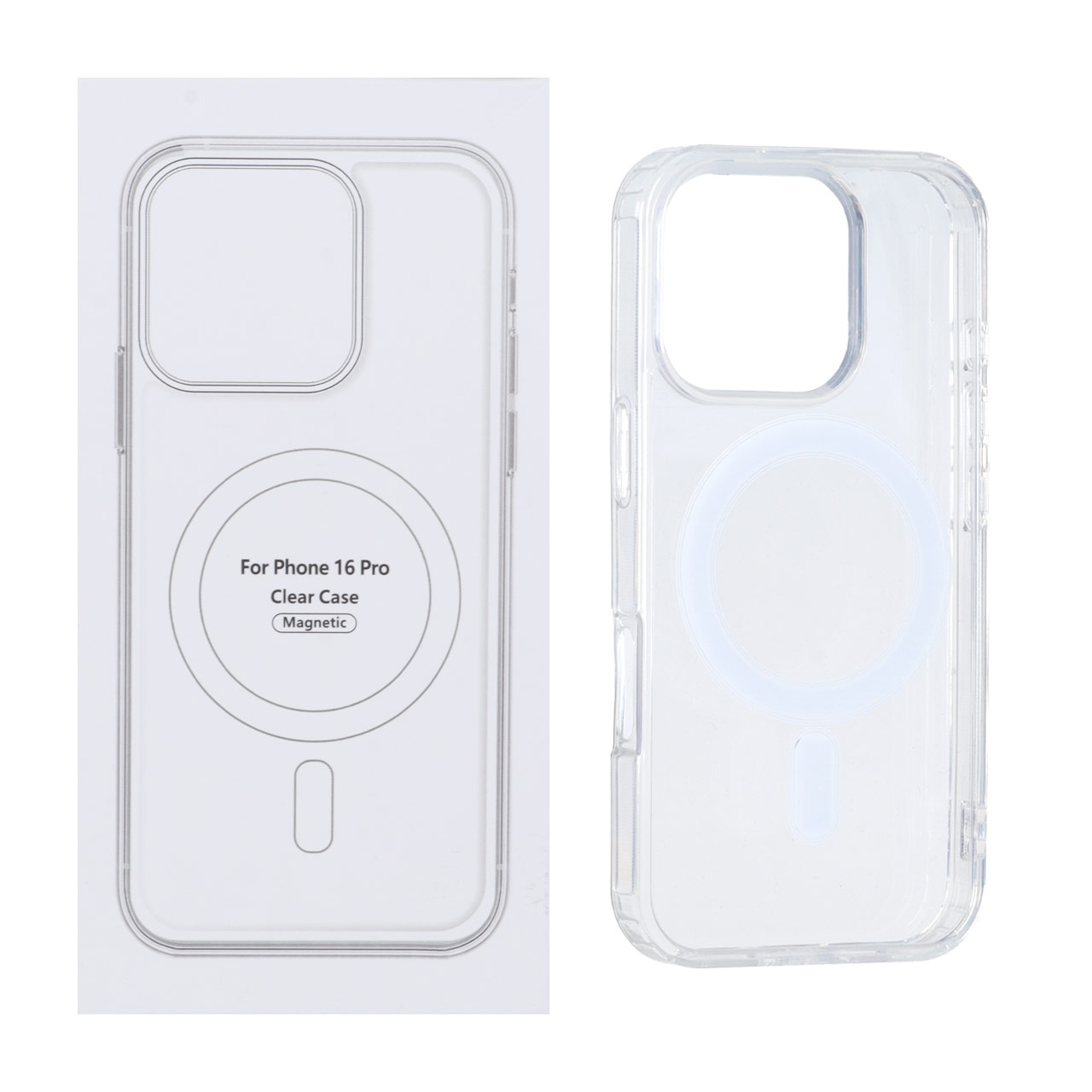 1654862 قاب شفاف Apple iPhone 16 Pro با قابلیت شارژ NTC - MagSafe (پک دار) - تصویر 1