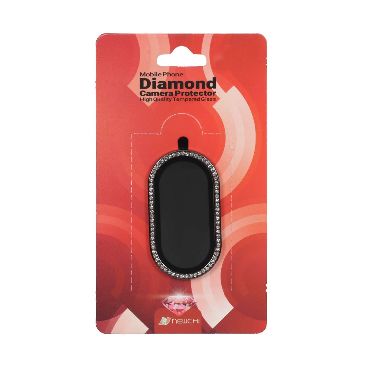 1655008 محافظ لنز رینگی اورجینال نگین دار Full Cover Newchi مدل Xiaomi Redmi A5 / Poco C71 - مشکی (پک دار) - تصویر 1