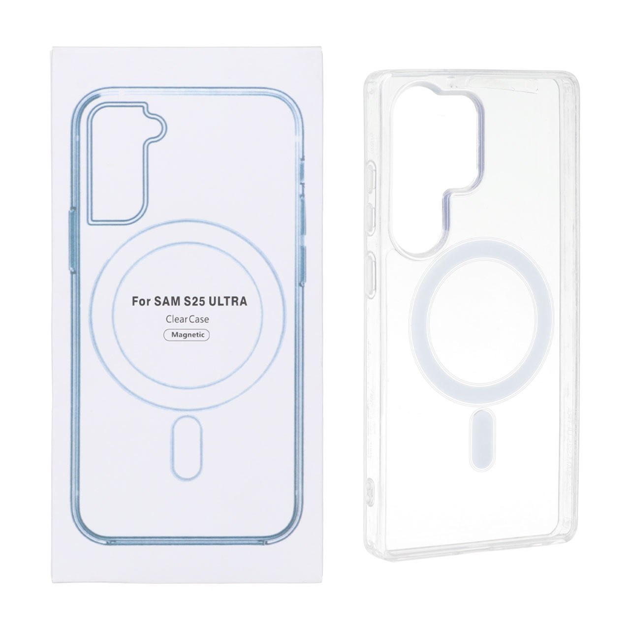 1661264 قاب شفاف Samsung Galaxy S25 Ultra با قابلیت شارژ NTC - MagSafe (پک دار) - تصویر 1
