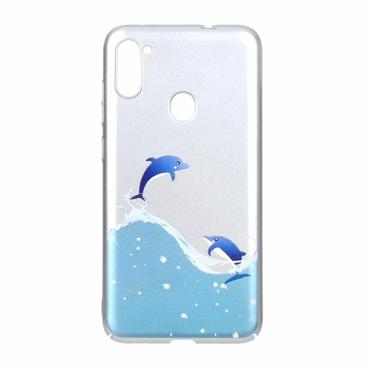 1662350 قاب سیلور دلفینی Samsung Galaxy A11 / M11 - طرح 13 - تصویر 1