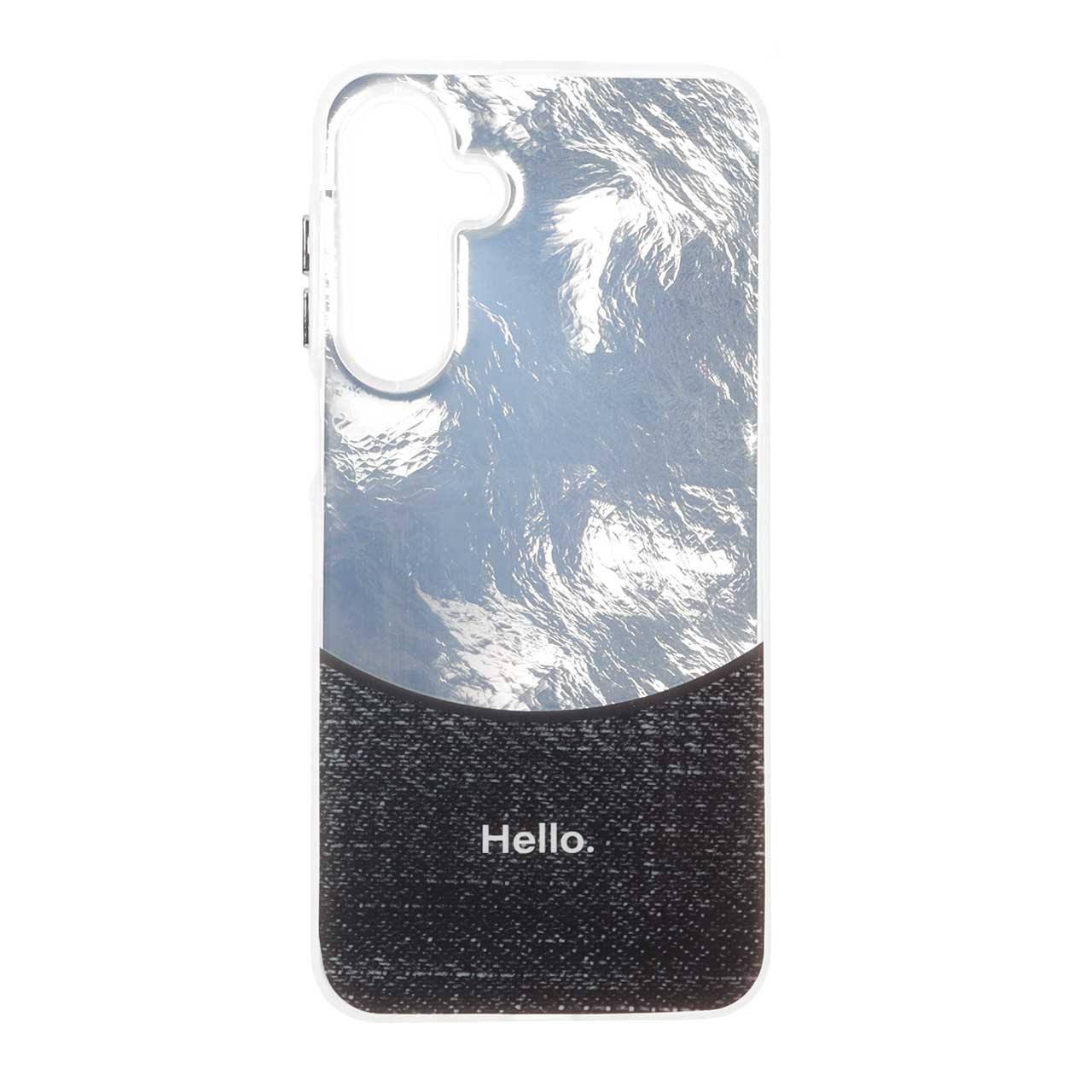 1682246 قاب Hello طرح جین Ice مدل Samsung Galaxy A16 - سرمه ای - تصویر 1