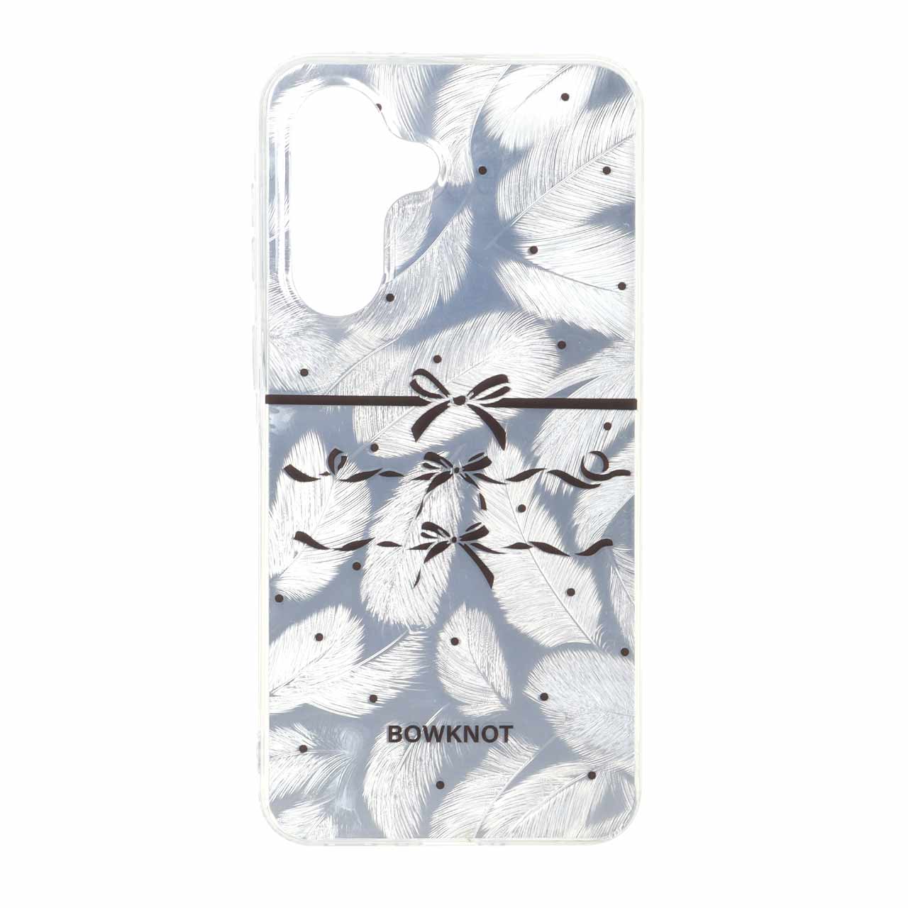 1687718 قاب اطلسی دور ژله ای طرح پر Samsung Galaxy A37 - کد 50 - تصویر 1
