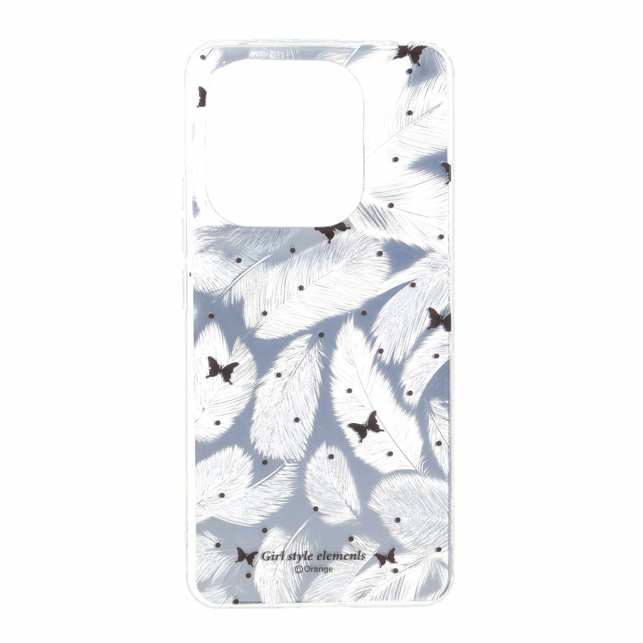 1688074 قاب اطلسی دور ژله ای طرح پر Xiaomi Redmi Note 14 4G - کد 228 - تصویر 1
