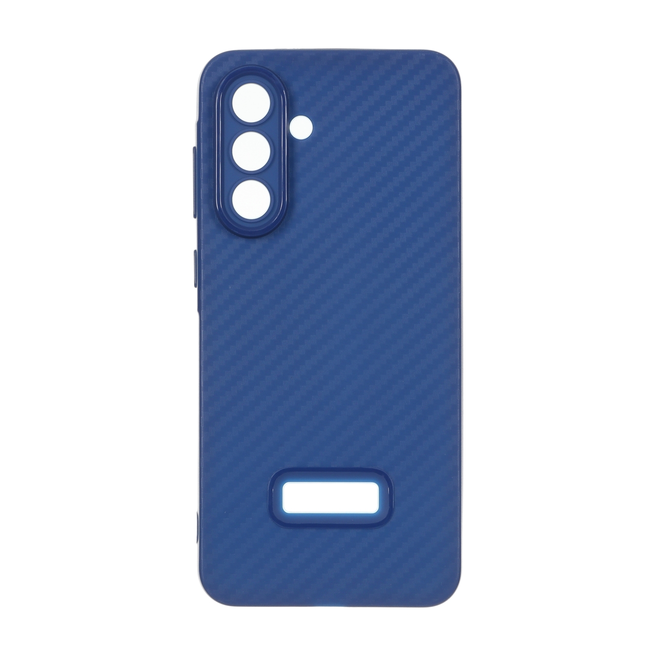 1688790 قاب ژله ای هاشور محافظ لنزدار Samsung Galaxy A56 / A36 - سرمه ای - تصویر 1