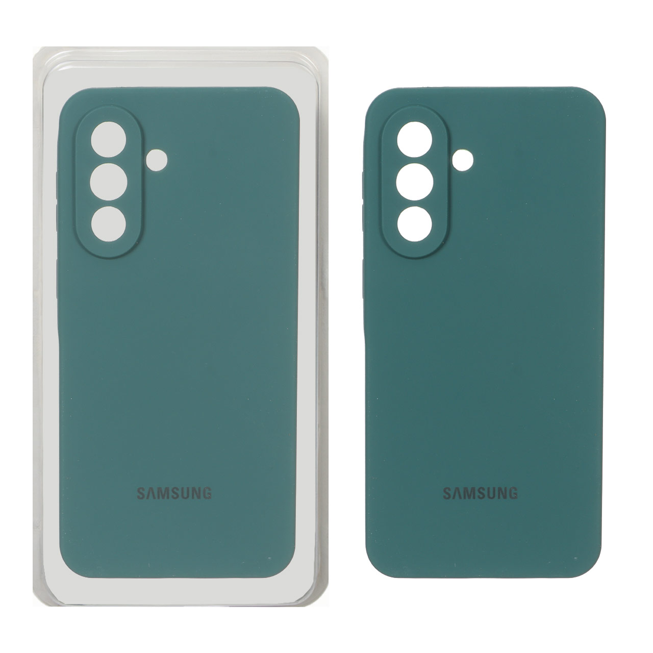 1701276 قاب سیلیکونی پاک کنی محافظ لنزدار اورجینال Samsung Galaxy A57 - سبز (پک اصلی) - تصویر 1