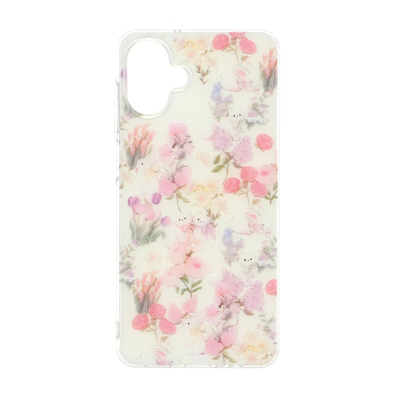 1709970 قاب Flower پشت سخت دور ژله ای Samsung Galaxy A07 - طرح 53 - تصویر 1