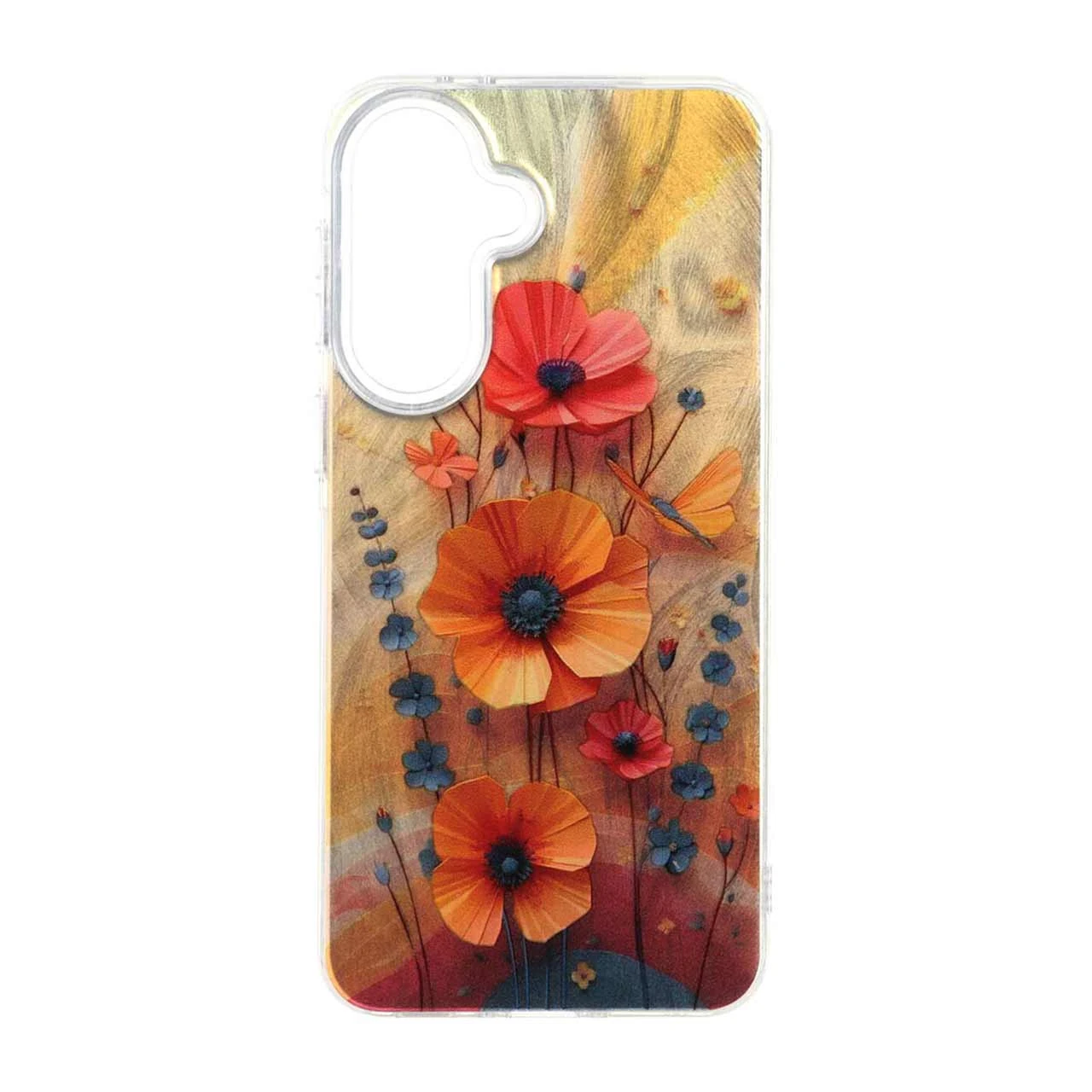 1711818 قاب اطلسی Flower دور شفاف Samsung Galaxy A37 - طرح 79 - تصویر 1