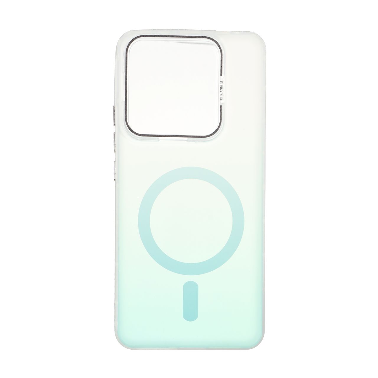 1712944 قاب Funnyrich طرح مگ سیف دور مات Xiaomi Redmi Note 14 4G - سبزآبی - تصویر 1
