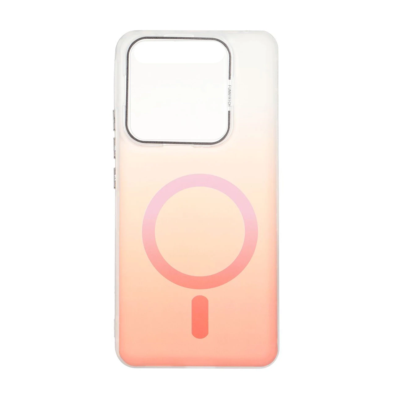 1712950 قاب Funnyrich طرح مگ سیف دور مات Xiaomi Redmi Note 14 4G - نارنجی - تصویر 1