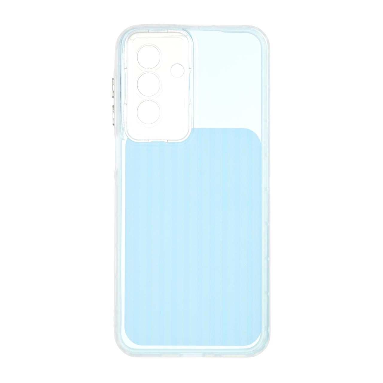 1713632 قاب مستطیلی Stripe لنز شفاف Samsung Galaxy A17 / A26 - آبی - تصویر 1