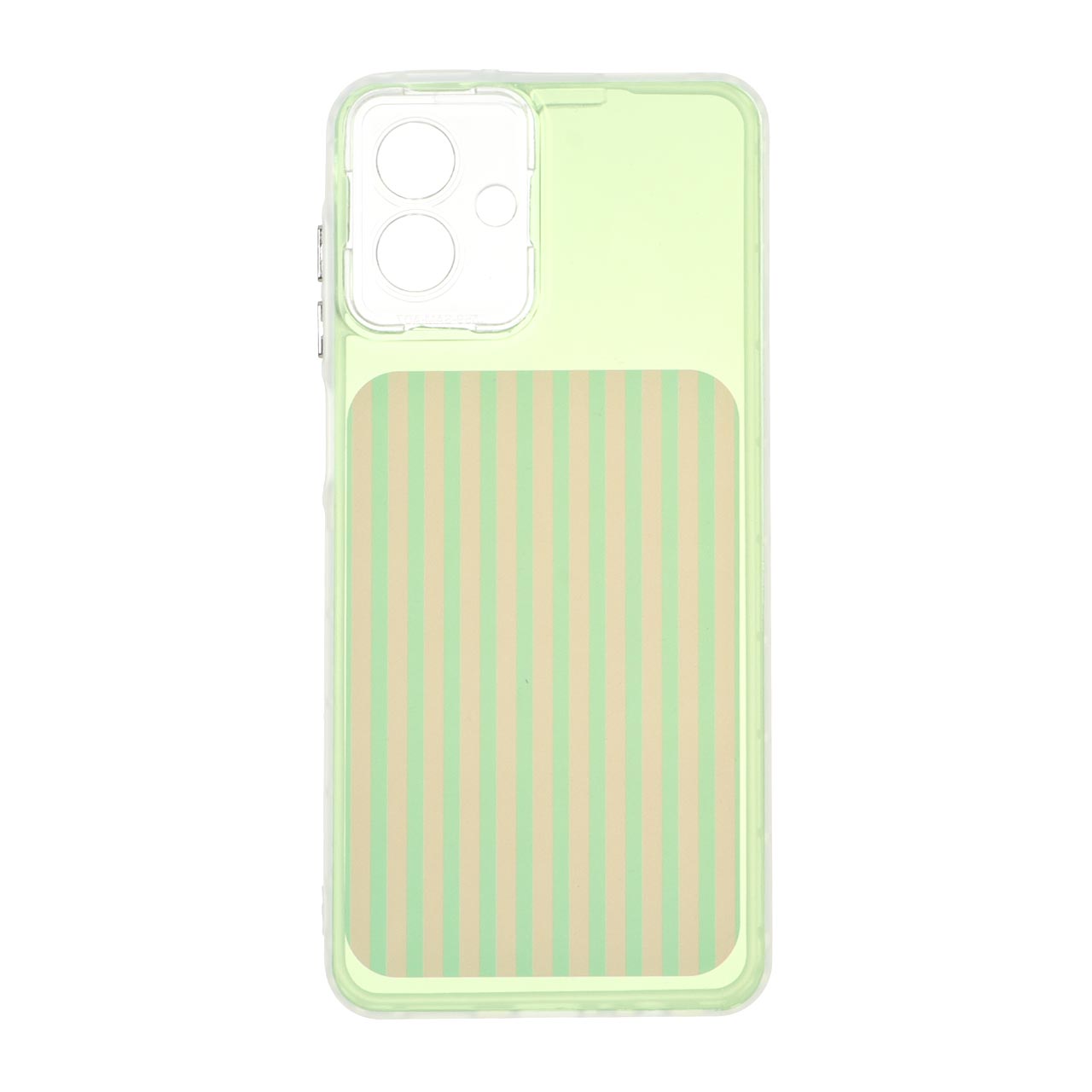 1713644 قاب مستطیلی Stripe لنز شفاف Samsung Galaxy A07 - سبز - تصویر 1