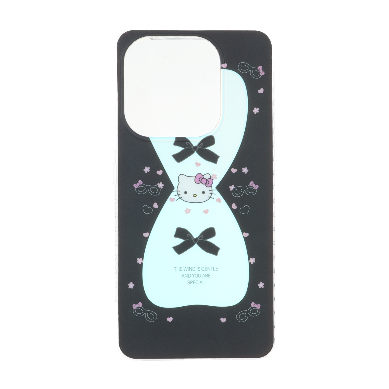 1713830 قاب هولوگرامی Kitty مات دور ژله ای Xiaomi Redmi Note 14 4G - مشکی - تصویر 1