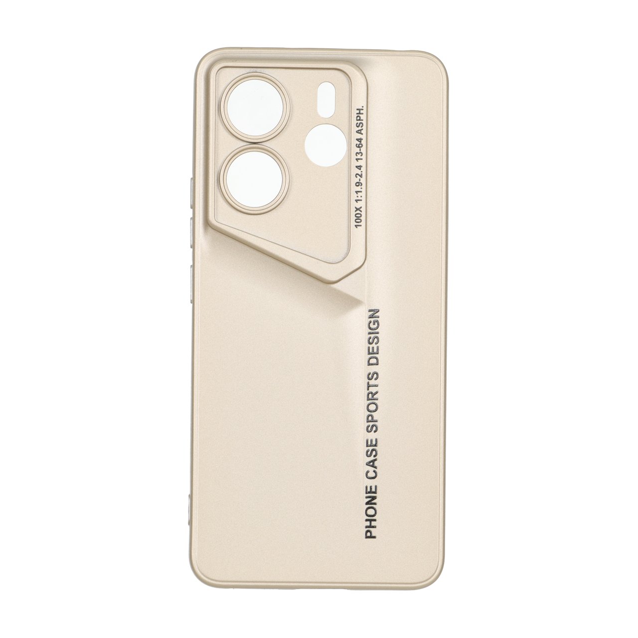 1713922 قاب Phone Case Sports Design محافظ لنزدار Xiaomi Redmi Note 14 4G - طلایی - تصویر 1