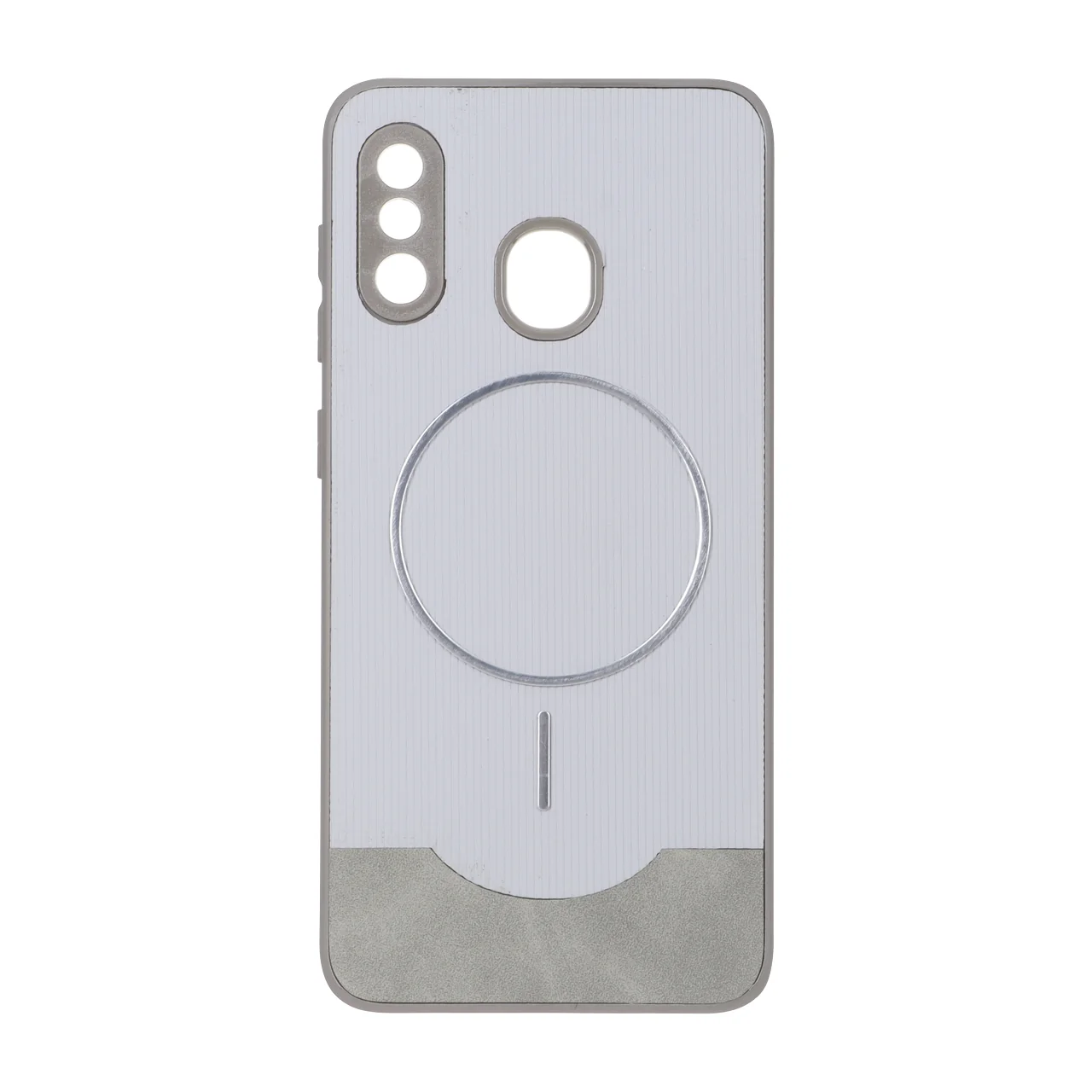 1724798 قاب Line Case جیر MagSafe فلزی محافظ لنزدار Samsung Galaxy A30 / A20 - طوسی - تصویر 1