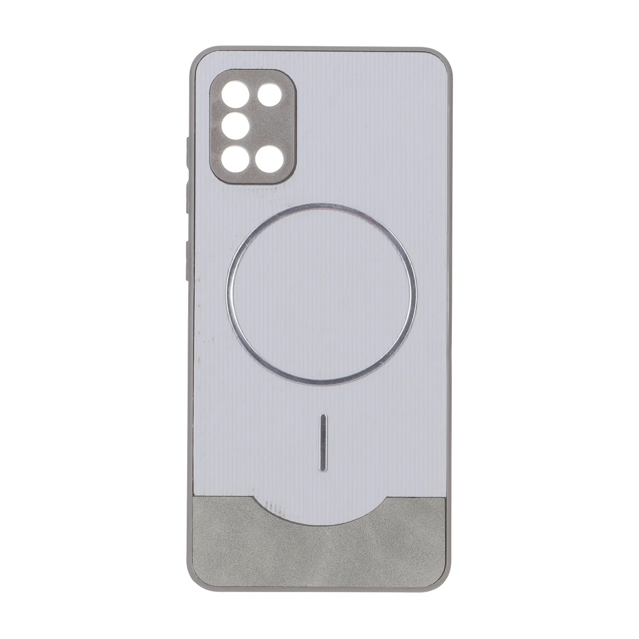 1724808 قاب Line Case جیر MagSafe فلزی محافظ لنزدار Samsung Galaxy A31 - طوسی - تصویر 1
