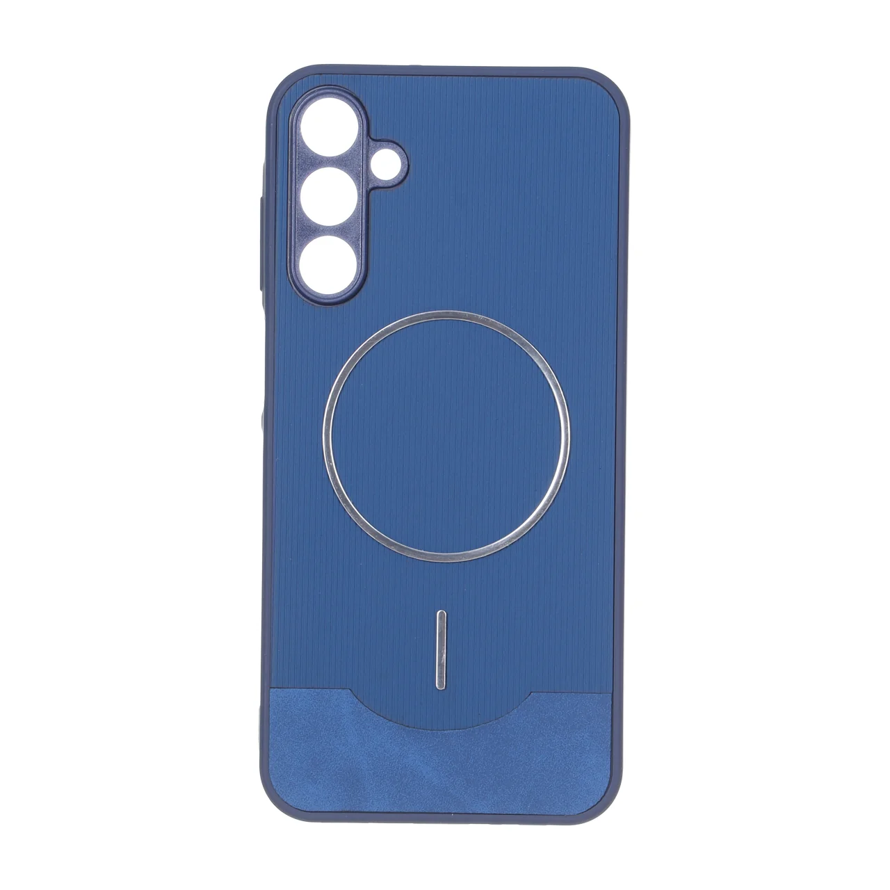 1725306 قاب Line Case جیر MagSafe فلزی محافظ لنزدار Samsung Galaxy A15 - سرمه ای - تصویر 1