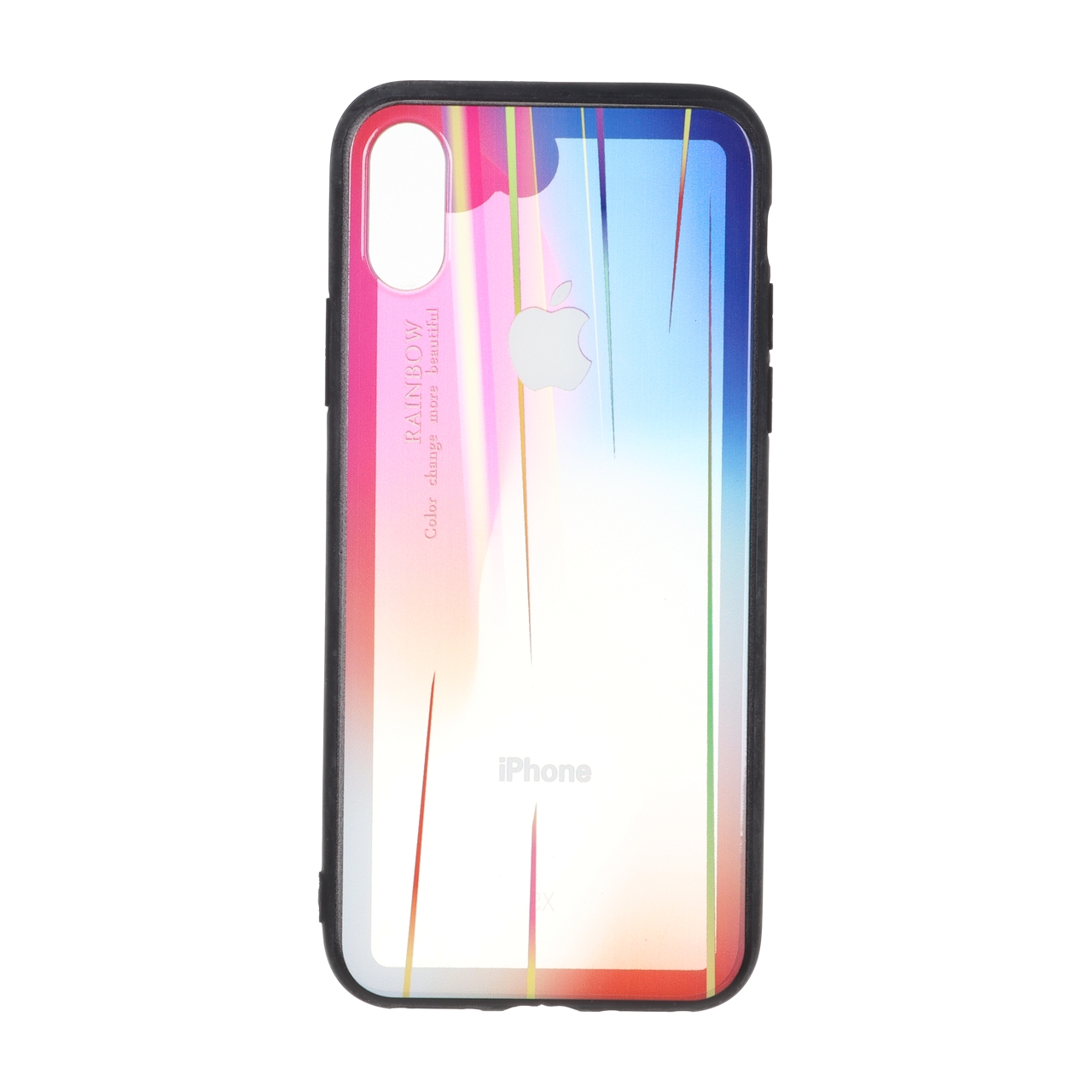 1730756 قاب شفاف رنگین کمانی Apple iPhone X / iPhone XS - طرح 4 - تصویر 1