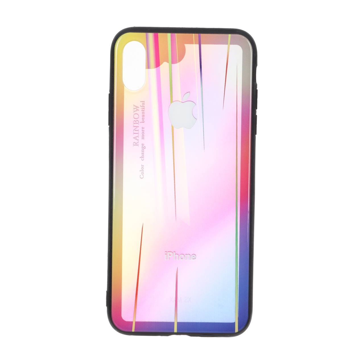 1730828 قاب شفاف رنگین کمانی Apple iPhone X Max / iPhone XS Max - طرح 40 - تصویر 1