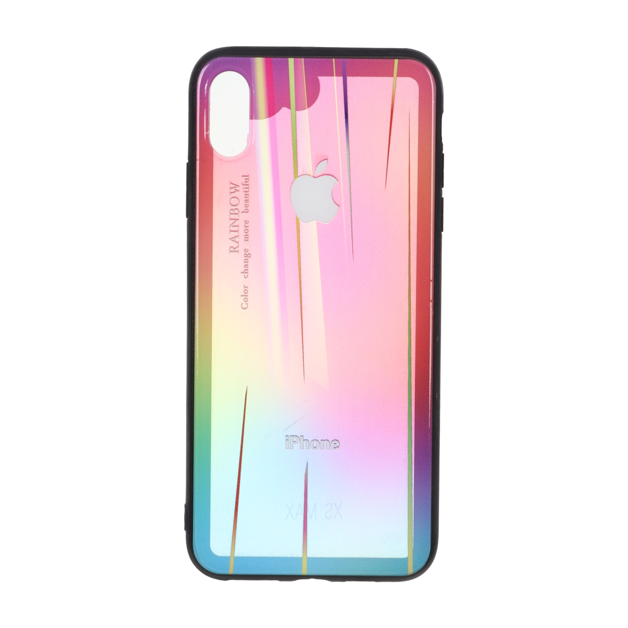 1730832 قاب شفاف رنگین کمانی Apple iPhone X Max / iPhone XS Max - طرح 42 - تصویر 1