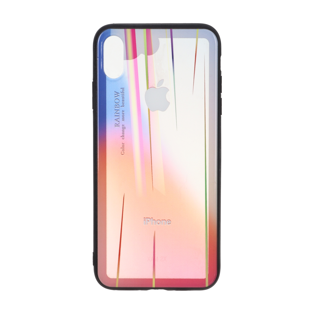 1730836 قاب شفاف رنگین کمانی Apple iPhone X Max / iPhone XS Max - طرح 44 - تصویر 1