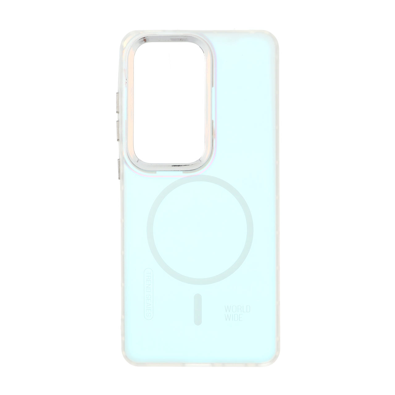 1734964 قاب هولوگرامی Trend Seaies طرح مگ سیف دو رنگ لنز کروم Samsung Galaxy S26 Ultra - سفید - MPS - تصویر 1