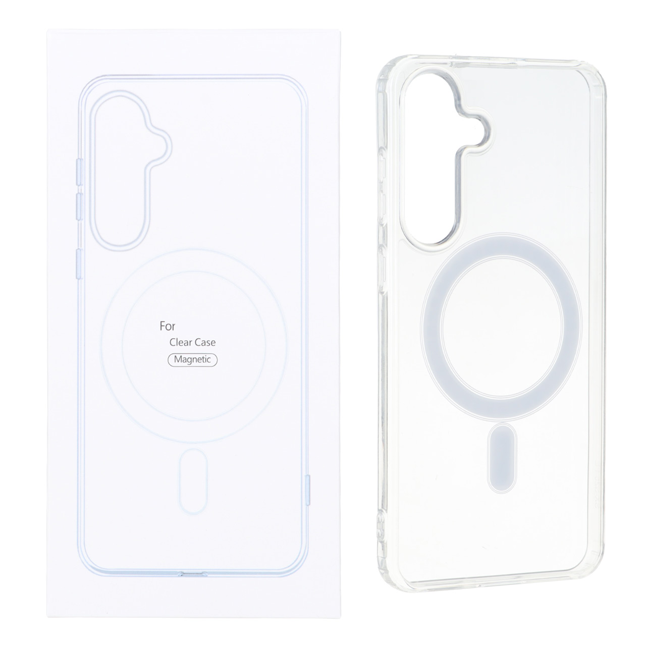 1738030 قاب شفاف Samsung Galaxy S25 FE با قابلیت شارژ NTC - MagSafe (پک دار) - تصویر 1