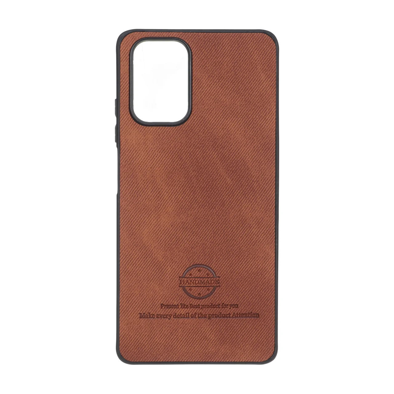 1815714 قاب HandMade جیر طرح پارچه ای Xiaomi Redmi Note 10 4G / Redmi Note 10S / Poco M5S - قهوه ای - تصویر 1