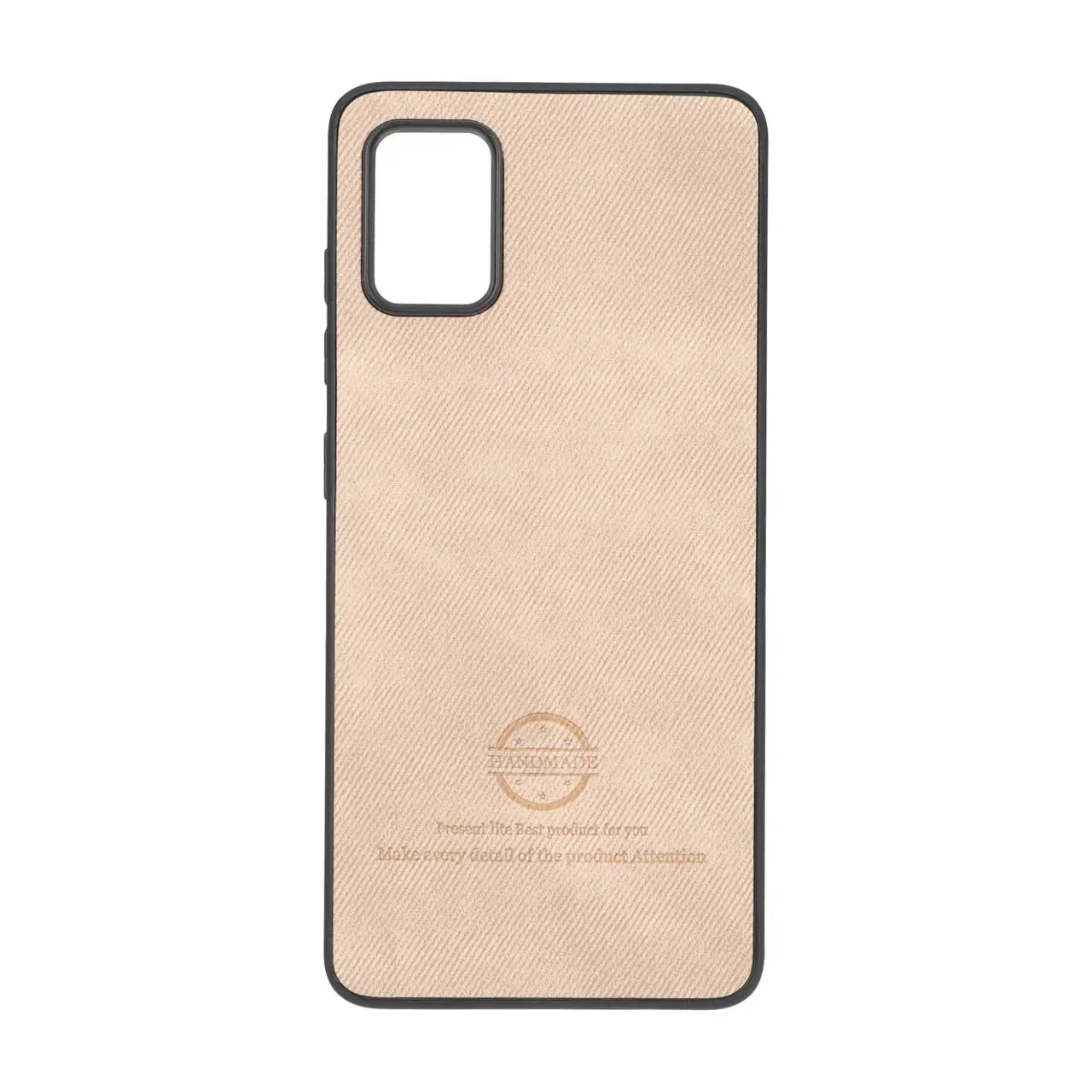 1815974 قاب HandMade جیر طرح پارچه ای Samsung Galaxy A51 / M40s - نسکافه ای - تصویر 1