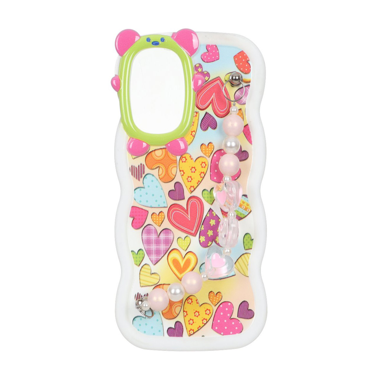 2812388 قاب کنگره ای دستبند مرواریدی Samsung Galaxy S21 FE - طرح 184 - تصویر 1
